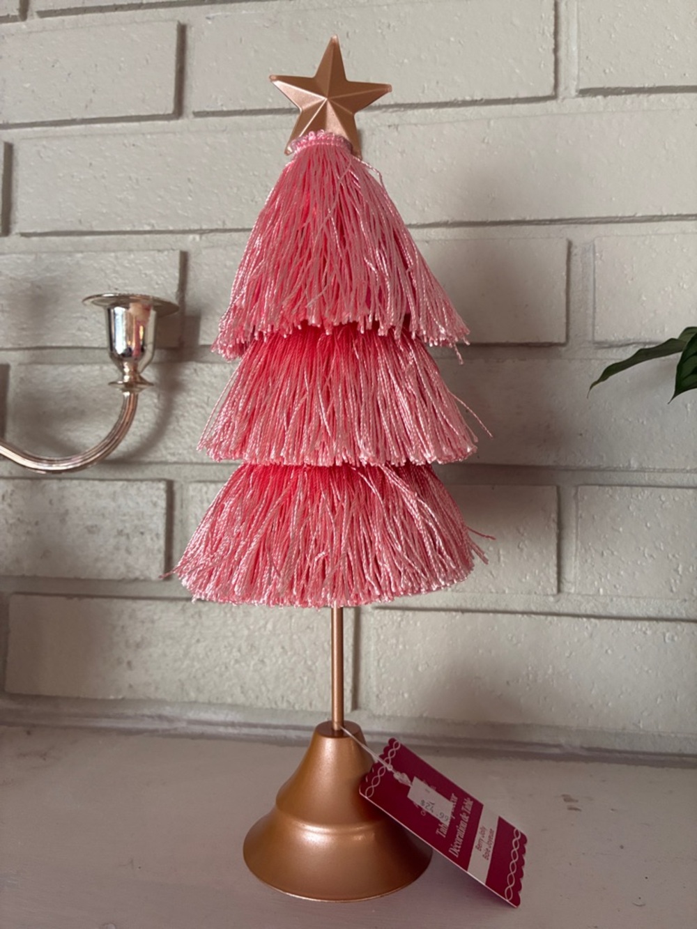 Ashland Pink Tassel Holiday Tree Decor